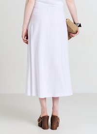 Calliope LUNGA VISC - Gonna lunga - bianco ottico