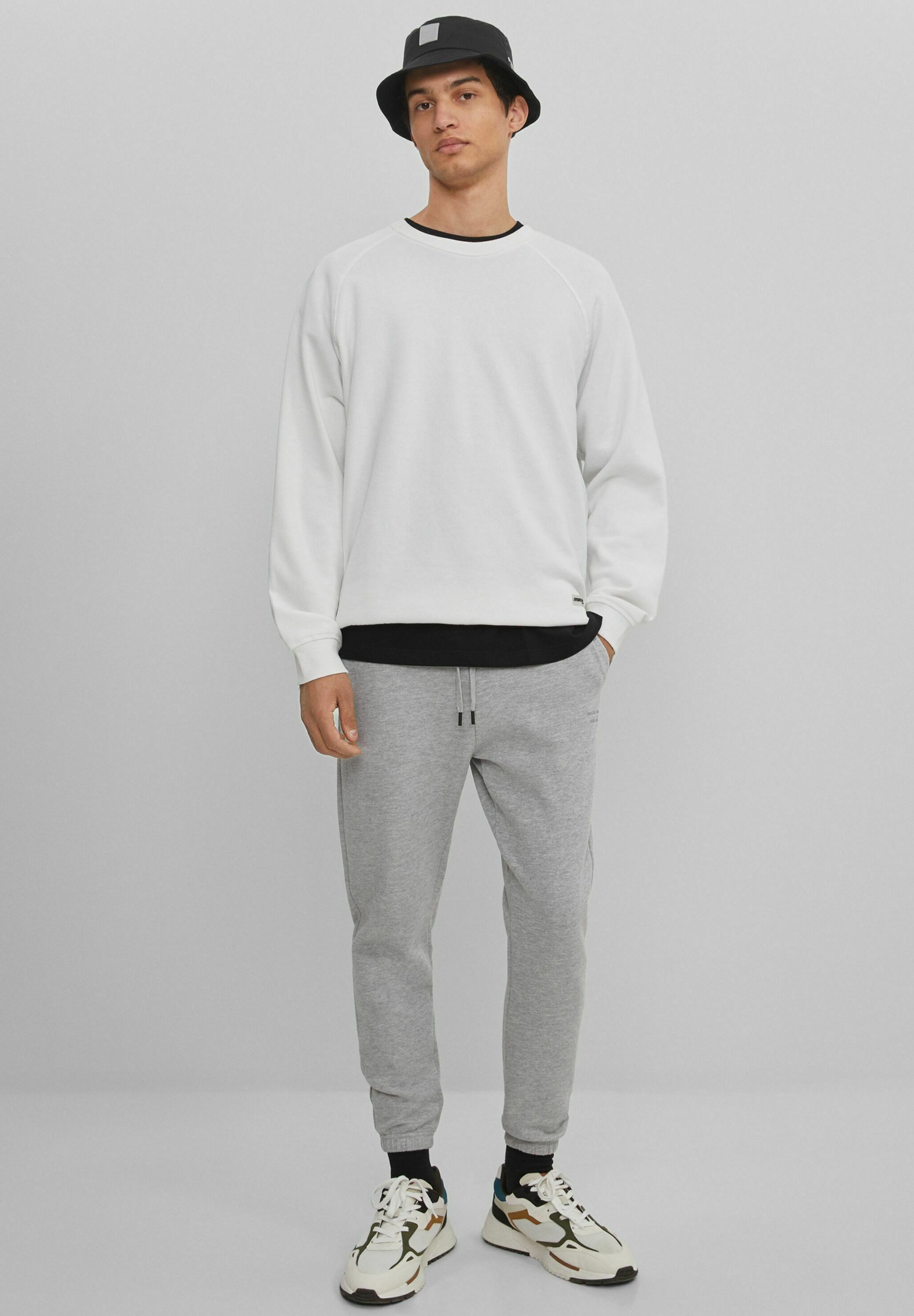 Bershka Pantaloni sportivi - light grey/grigio chiaro - Zalando.it