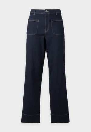 ONLY Carmakoma, CARMADISON POCKET WIDE BOX - Džínsy s rovným strihom - dark blue denim