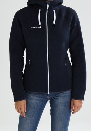 Sweatjakke - mottled dark blue