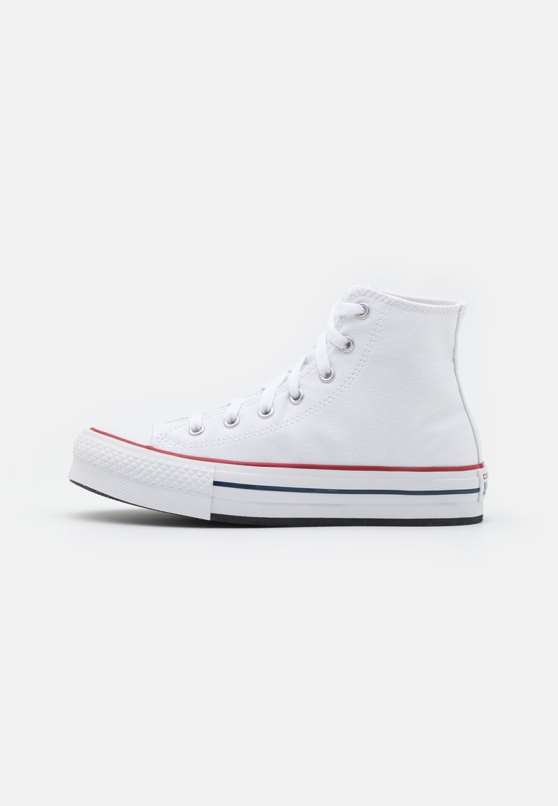 Converse - CHUCK TAYLOR ALL STAR EVA LIFT PLATFORM UNISEX - High-top trainers - white/garnet/navy, Enlarge