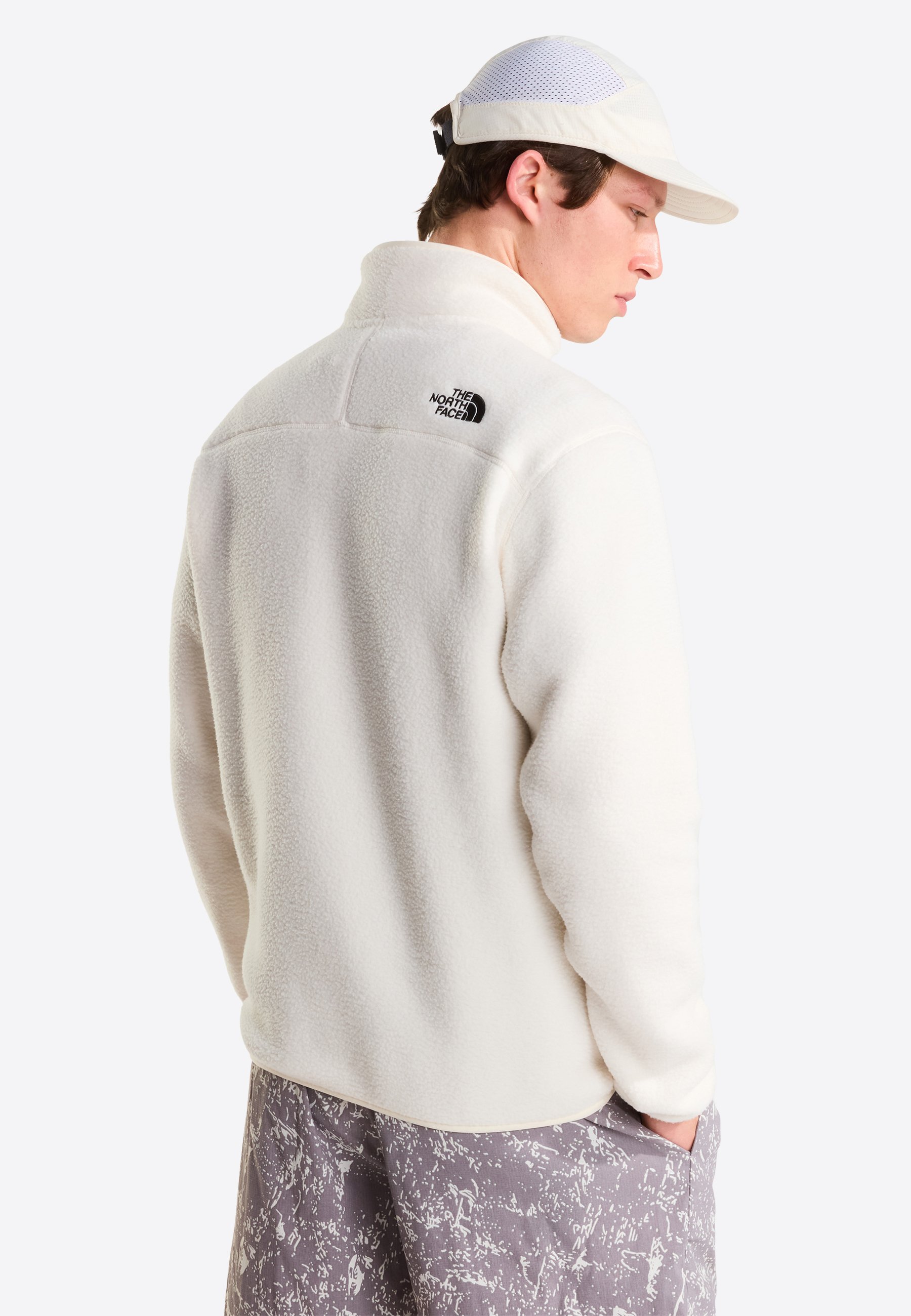 The North Face SHISPARE ZIP - Fleece jumper - white dune/white