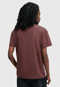 AllSaints BODEGA SS CREW - T-Shirt basic - brown