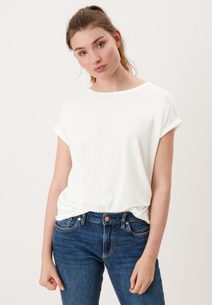 QS LOOSE FIT - T-shirt basic - ecru