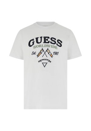 Guess, Camiseta estampada - pure white