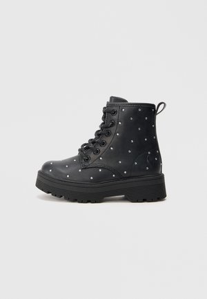 GRAVLEN HI - Gležnjače s vezicama - black