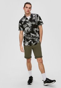 QS Camicia - schwarz