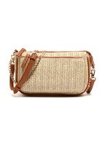 MISAKO Borsa a tracolla in rafia primavera estate - Borsa casual da donna