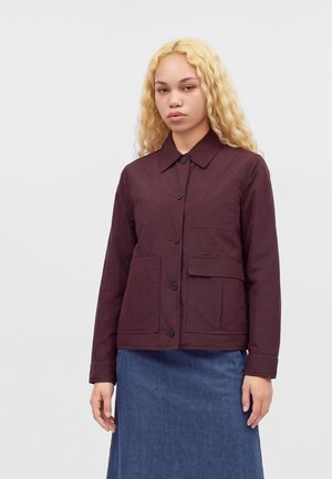 Mads Nørgaard, SHERLON MATHILDA JACKET - Леко яке - bordeaux
