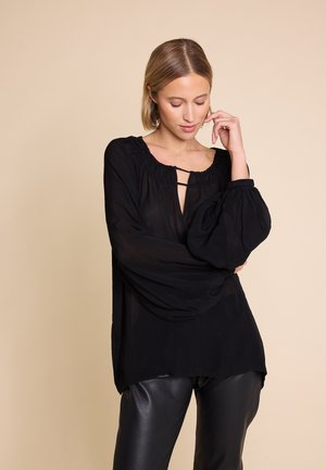 Bluse - black
