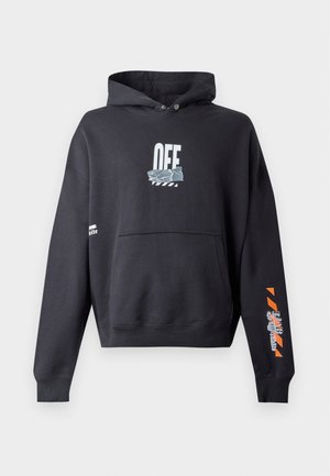 L/AB c/o Off-White, ACTIVE DUCT TAPE HOODIE - Φούτερ με κουκούλα - black