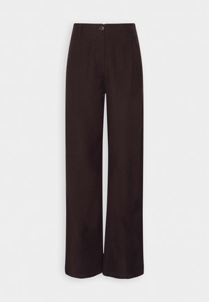 ONLY ONLEMERY LONG STRAIGHT PANT  - Παντελόνι - black coffee