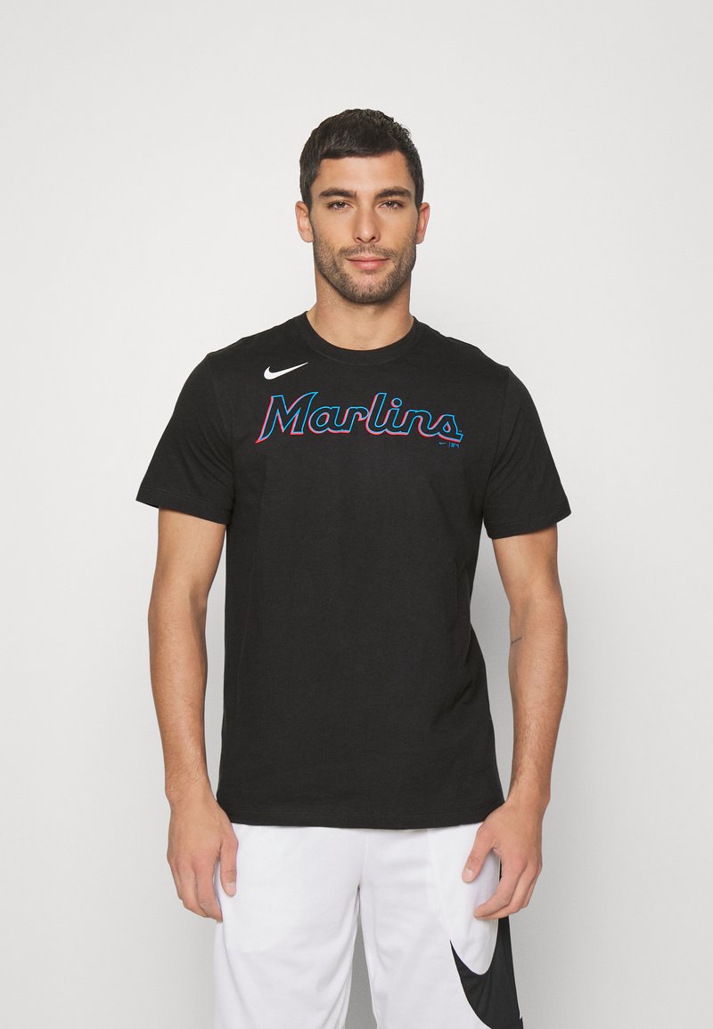 Nike Performance MIAMI MARLINS Sports Tshirt black Zalando.ie