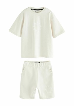 TIERRA SET - T-shirt med print - beige
