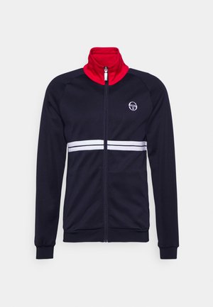 DALLAS TRACK - Giacca sportiva - night sky/tango red/white