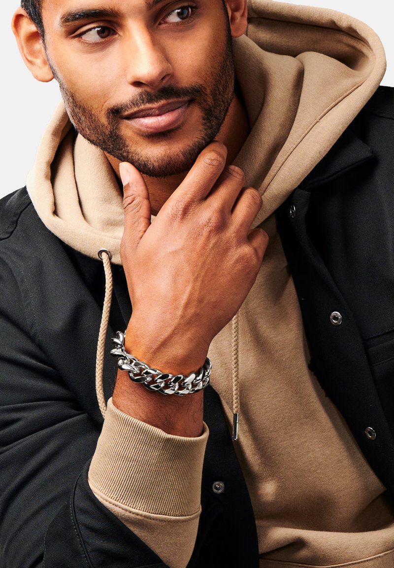 LUCLEON TORVEX - Armbånd - steel silver