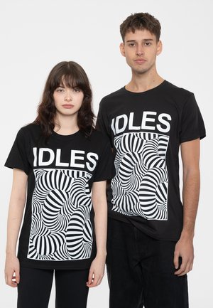 Paradiso Clothing IDLES PSYCH TUBES - Print T-shirt - black