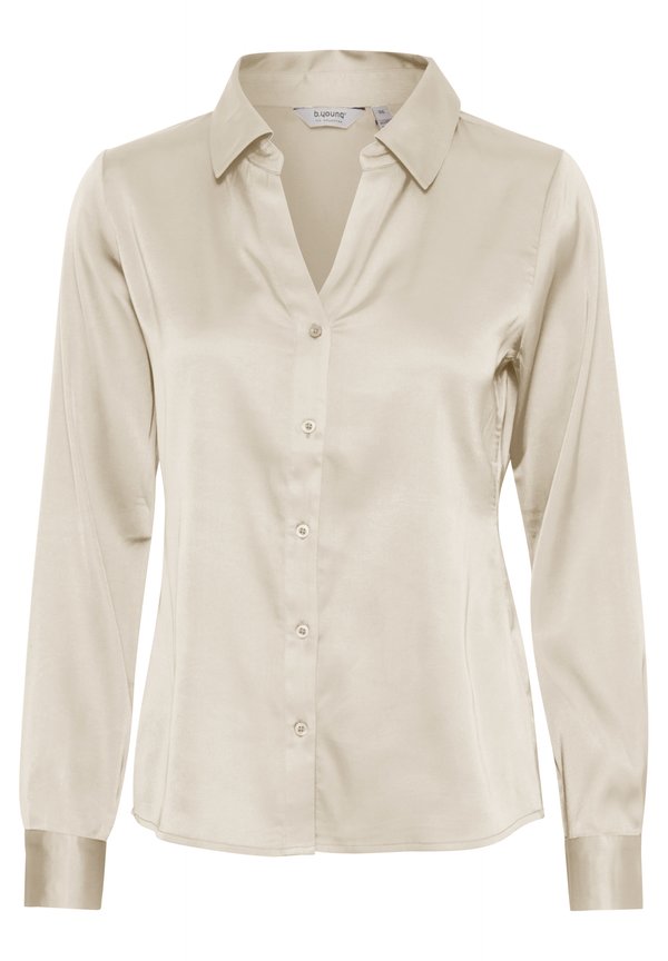 BYHENCE - Button-down blouse - cement3