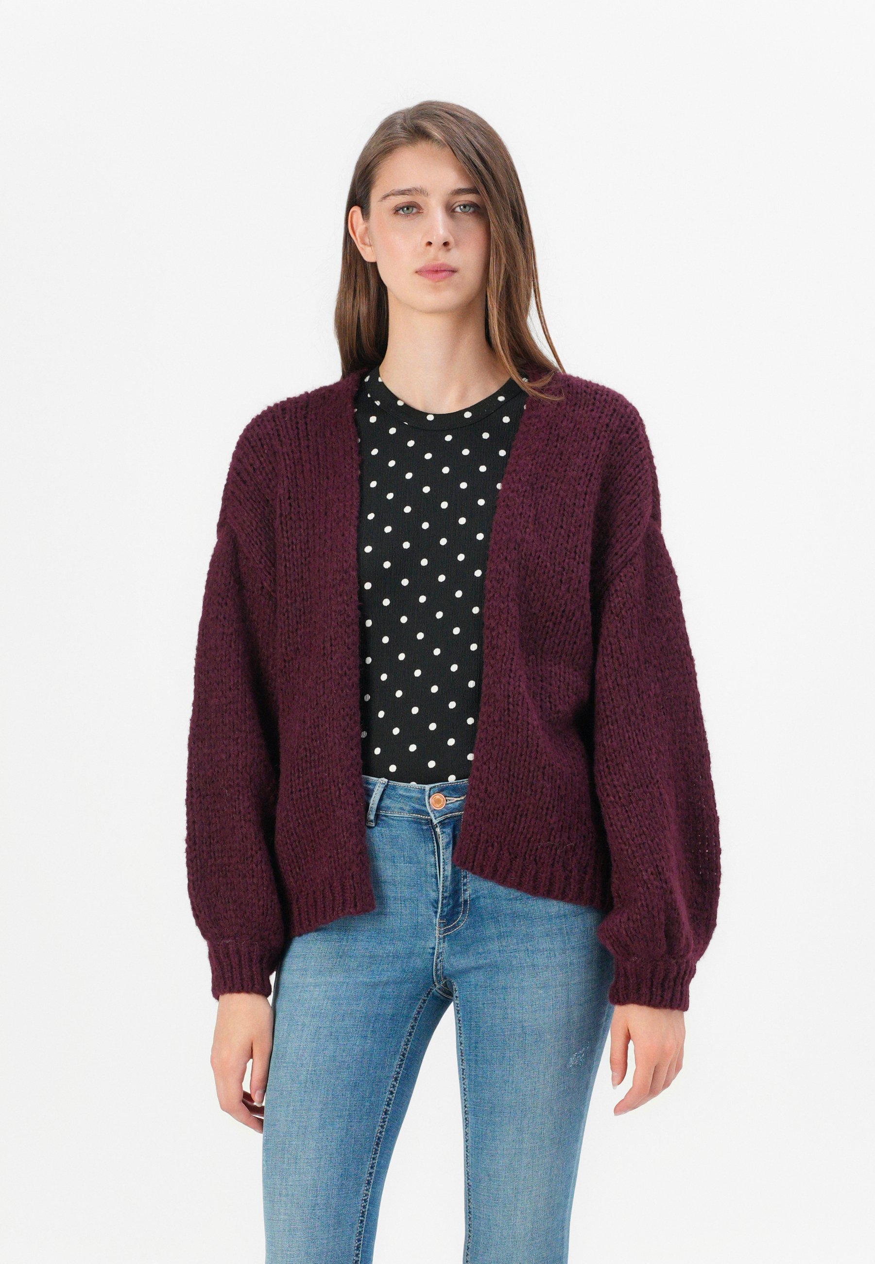 Cardigan VERO MODA VMCHARLOT - Maille Femme, Coupe Normale, Manches Longues, Poignets Côtelés
