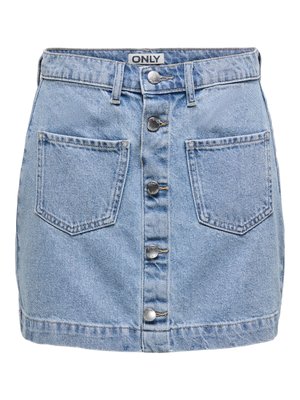 ONLY, Denim ONLAMAZING Denim Denim Short - А-образна пола - light blue denim