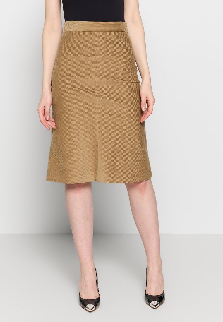 Vanessa Bruno A-lijn rok beige Vanessa Bruno A-lijn rok beige