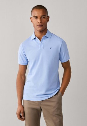 Hackett London, HACKETT LONDON POLO SHIRT SLIM FIT LOGO - Polo - summer blue