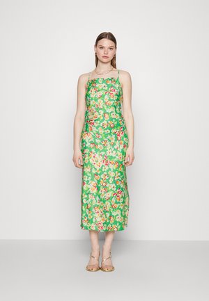 YAS YASURIA STRAP MIDI DRESS - Vestito elegante - poison green