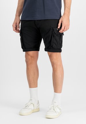Alpha Industries, CREW SHORT - Kapsáče - black