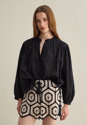 REGULAR FIT - Camicetta - black