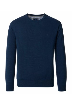RUNDHALS - Jumper - navy