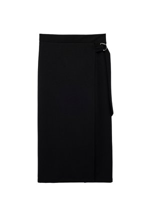 A-linjekjol - black