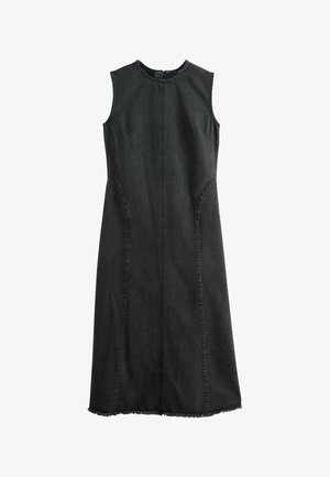 Next, Denimové šaty - washed black