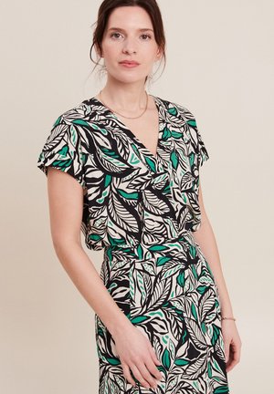 MIT KURZEN ÄRMELN - Blouse - vert