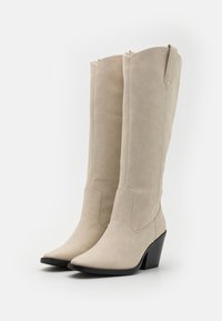 ONLY SHOES ONLBROOKE HIGH HEELED BOOT - Cizme cowboy/biker - beige