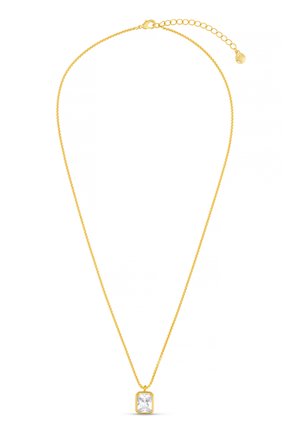 CRYSTAL PENDANT NECKLACE - Náhrdelník - gold-coloured