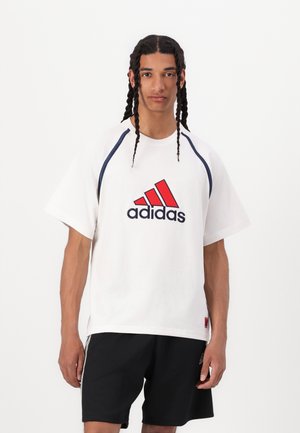 adidas Originals BADGE TEE - Print T-shirt - white
