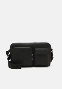 LEATHER UNISEX - Cross body bag - black