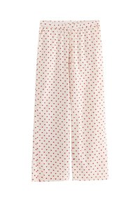 Lindex WITH LONGER LEG - Pantaloni del pigiama - red