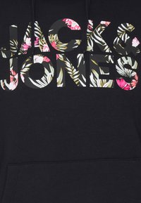 Jack & Jones JJEJEFF CORP HOOD - Kapuutsiga pusa - black/green