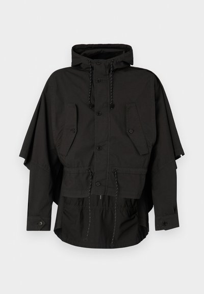 Henrik Vibskov UNCUT SHORT UNISEX - Jachetă parka - black