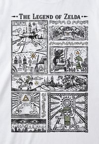 Henry Tiger NINTENDO LEGEND OF ZELDA DRAWINGS - Camiseta estampada - white
