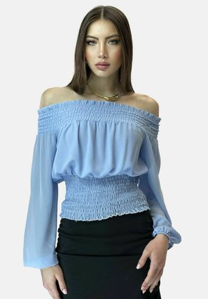 Bluse - hellblau