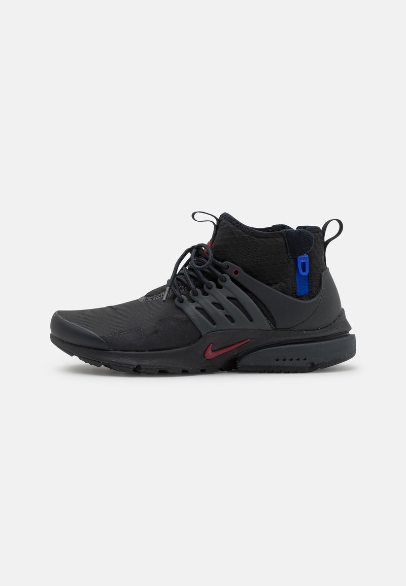 Nike Sportswear AIR PRESTO MID UTILITY - Sapatilhas de cano alto - black/team red/anthracite/racer blue