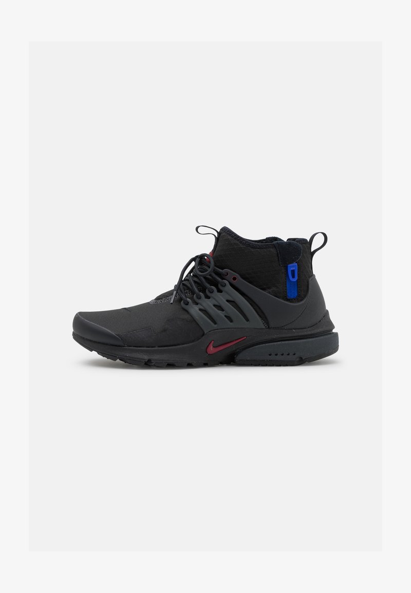 Nike Sportswear AIR PRESTO MID UTILITY - Sapatilhas de cano alto - black/team red/anthracite/racer blue