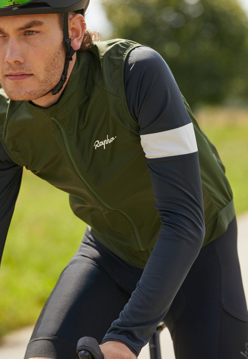 Rapha MENS CORE GILET - Weste - kombu green/white alyssum