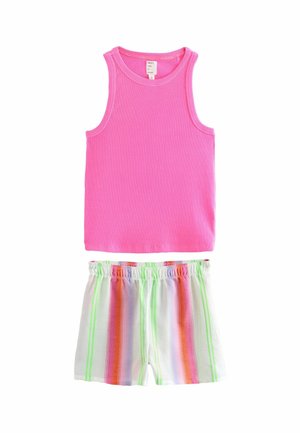 REGULAR FIT - SET - Pižame - fluro pink stripe