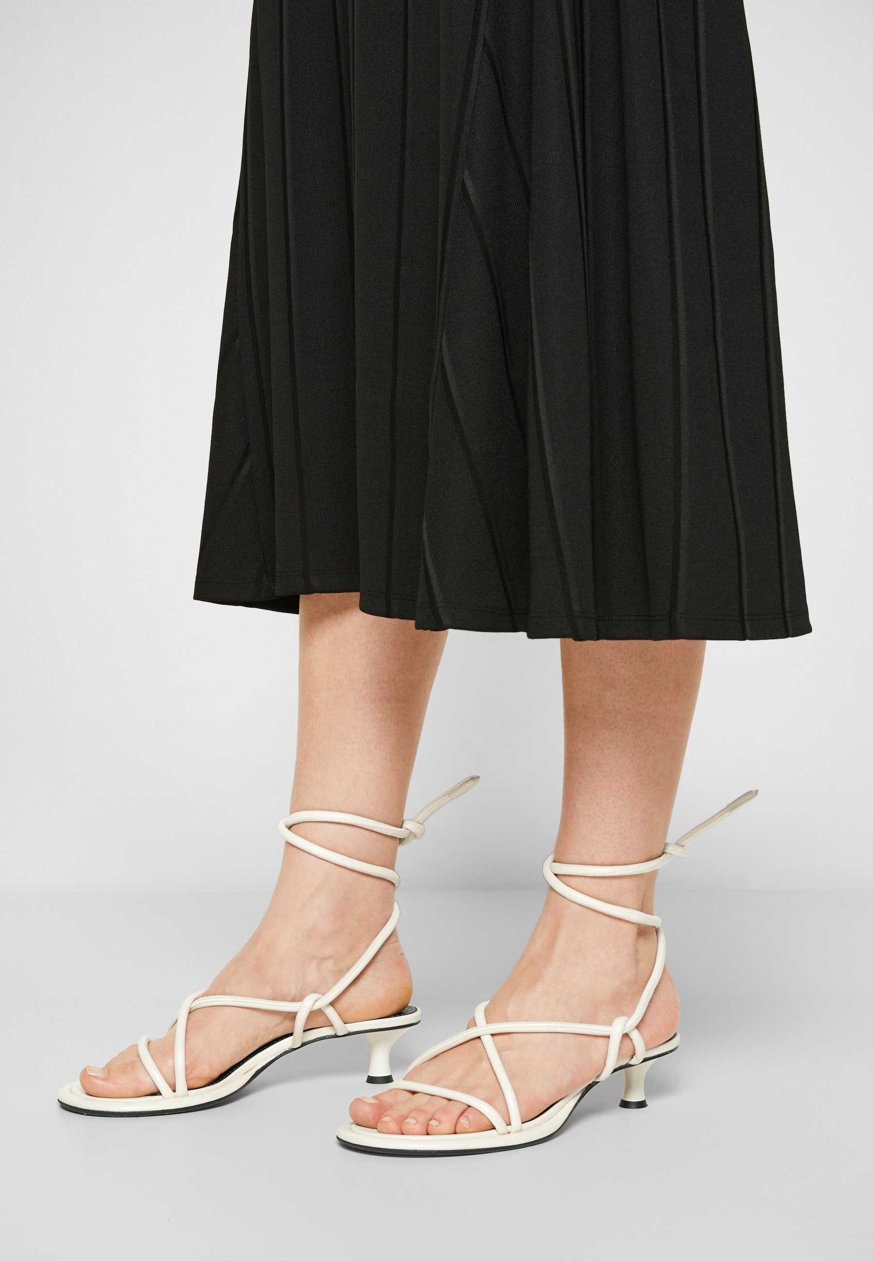 ankle tie sandals