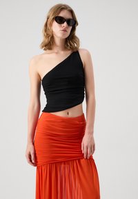 Gestuz MESSI LONG SKIRT - Maxi szoknya - cherry tomato
