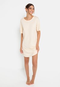 LASCANA LSCN BY LASCANA NIGHTGOWN - Spalna srajca - creme