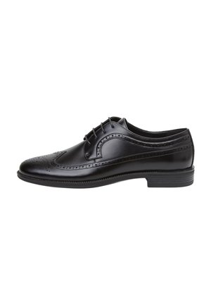 CON BROGUE  - Stringate eleganti - nero